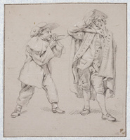 KT 2023 028
<br/>
Twee mannen in kostuum
<br/>
<em>Brussel, Hermanus van (1763-1815)</em>